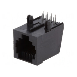 Soclu RJ45 8p8c THT în Unghi | Electronic-mag.ro | Componente Electronice