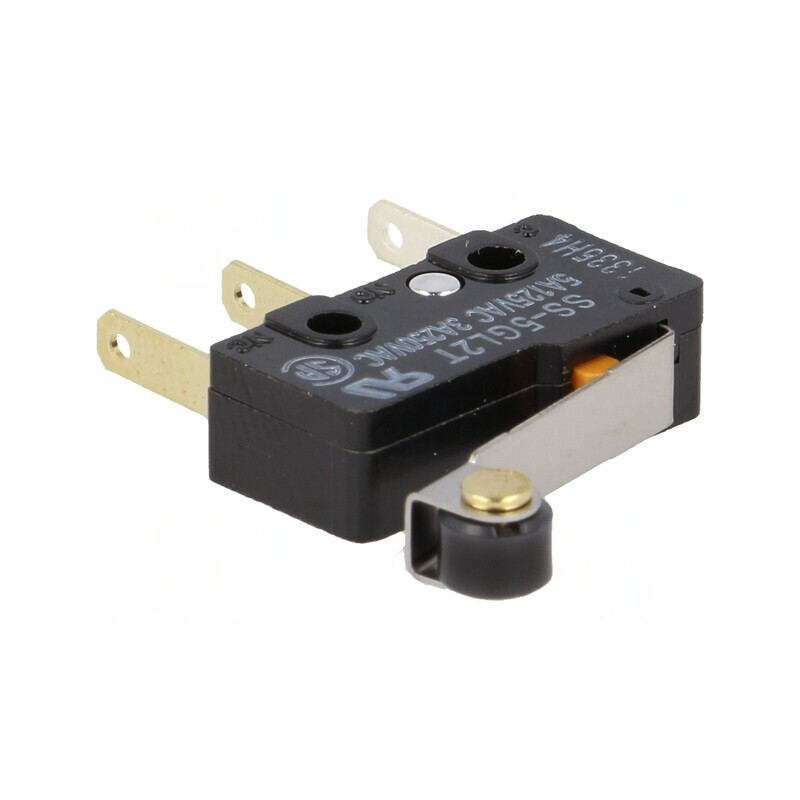 Microîntrerupător cu Manetă și Rulou 5A 125VAC | Electronic-mag.ro | Componente Electronice