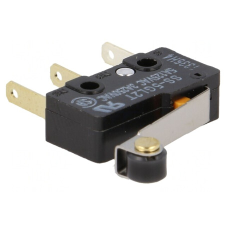 Microîntrerupător cu Manetă și Rulou 5A 125VAC | Electronic-mag.ro | Componente Electronice