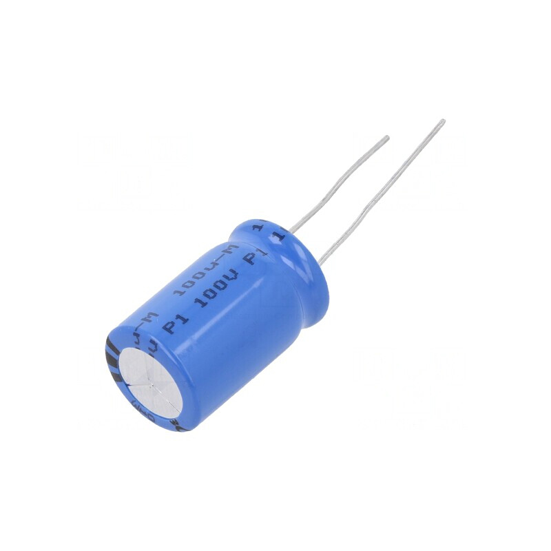 Condensator Electrolitic THT 100uF 100V 12.5x20mm | Electronic-mag.ro | Componente Electronice