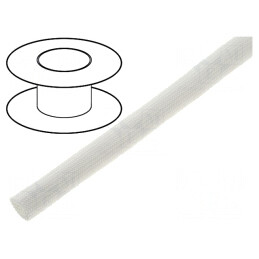 Manşon electroizolant fibră de sticlă 7mm | Electronic-mag.ro | Componente Electronice