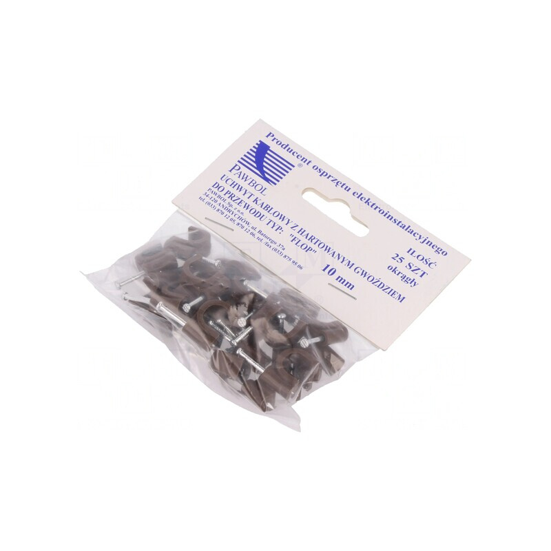 Suport Maro Cablu Rotund 10mm 25buc | Electronic-mag.ro | Componente Electronice