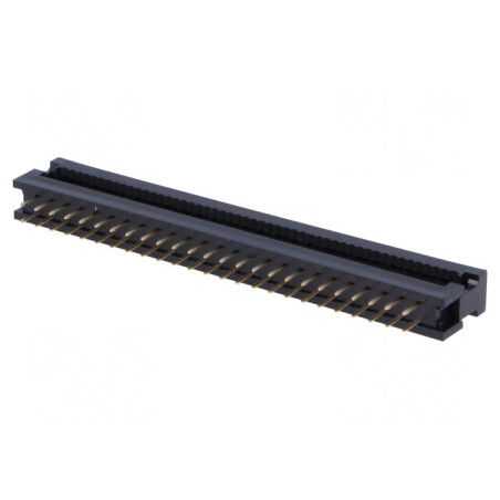 Adaptor IDC pentru cablu-bandă 1,27mm, 50 pini, negru | Electronic-mag.ro | Componente Electronice