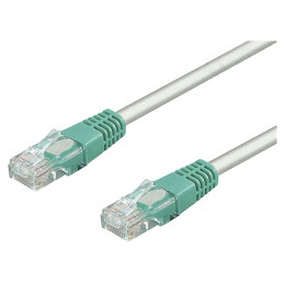 Patch cord U/UTP Cat5e 2m Gri | Electronic-mag.ro | Componente Electronice