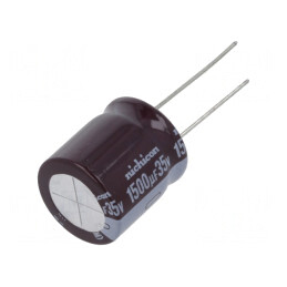 Condensator Electrolitic Low ESR 1500uF 35V THT | Electronic-mag.ro | Componente Electronice
