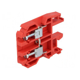 Conector Îmbinare Șine 0.5-6mm2 Roșu 500V | Electronic-mag.ro | Componente Electronice