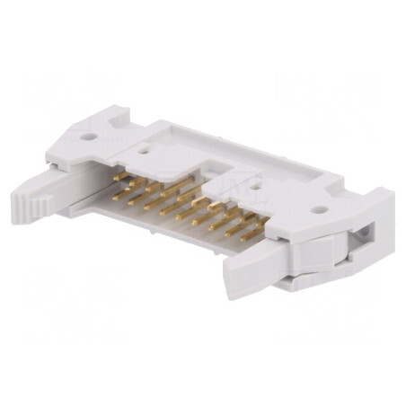 Soclu IDC 20 Pin cu Ejector THT 2,54mm Quickie | Electronic-mag.ro | Componente Electronice
