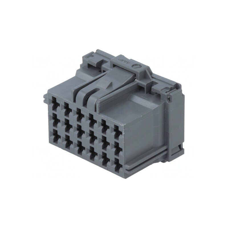 Conector Automotive MCP 2.8 Mamă Gri pentru Cablu PIN 18 | Electronic-mag.ro | Componente Electronice