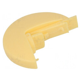 Indicator Plastic Galben Fixare Apăsare Disc A10 | Electronic-mag.ro | Componente Electronice
