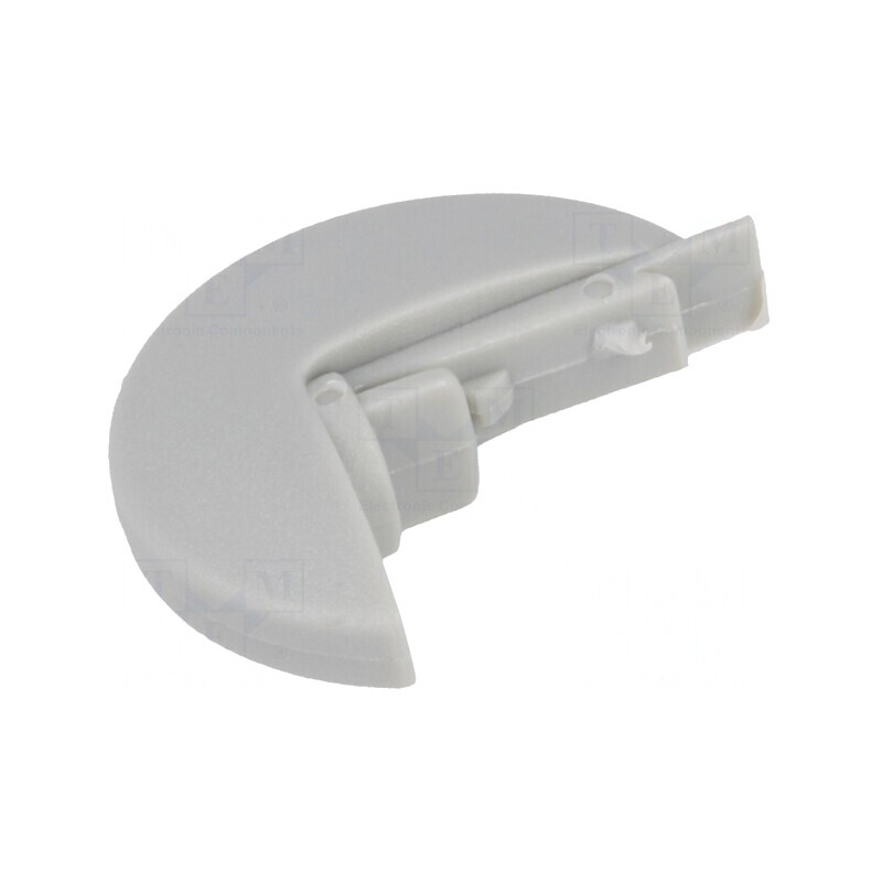Indicator plastic gri A10 fixare apăsare | Electronic-mag.ro | Componente Electronice