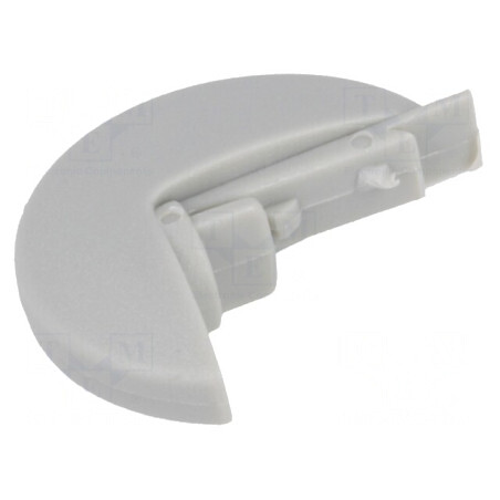 Indicator plastic gri A10 fixare apăsare | Electronic-mag.ro | Componente Electronice