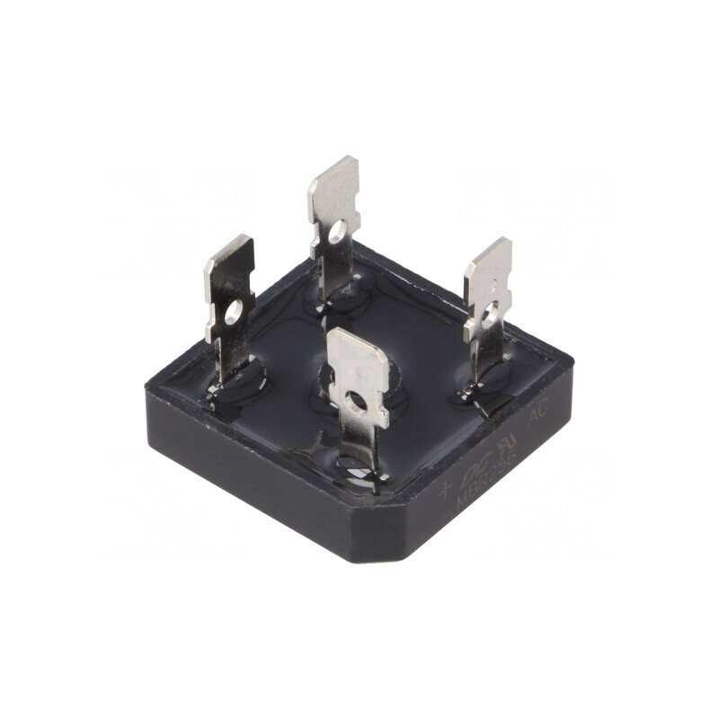 Punte redresoare monofazată 600V 25A THT | Electronic-mag.ro | Componente Electronice