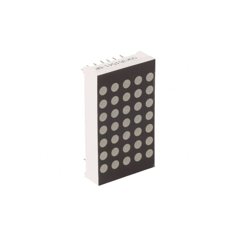Afişaj LED Matrice 5x7 Roşu 20mcd 39,1x22,8x8mm | Electronic-mag.ro | Componente Electronice Afişaj LED Matrice 5x7 Roşu 20mcd 39,1x22,8x8mm | Electronic-mag.ro | Componente Electronice