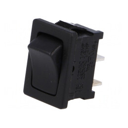 Rocker Switch SPST ON-OFF 10A 250VAC Black | Electronic-mag.ro | Componente Electronice