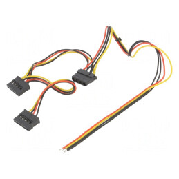 Cablu Alimentare Molex la SATA 0.4m | Electronic-mag.ro | Componente Electronice