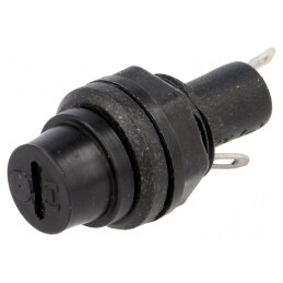 Clemă Siguranțe Cilindrice 5x20mm 6,3A 250V Panou | Electronic-mag.ro | Componente Electronice