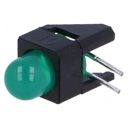 LED Verde 5mm Difuz 60° 2.1-2.7V | Electronic-mag.ro | Componente Electronice