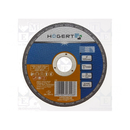 Disc de tăiere corindon 125mm 22,23mm 1,9mm | Electronic-mag.ro | Componente Electronice