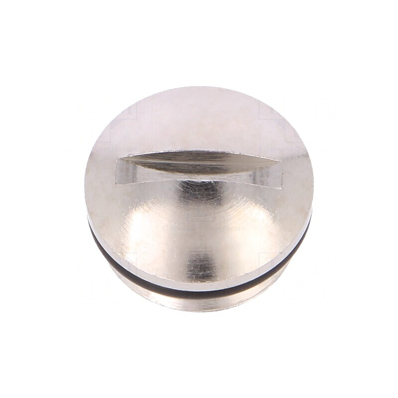 Capac de Protecție PG7 IP68 Alamă Nichelată | Electronic-mag.ro | Componente Electronice