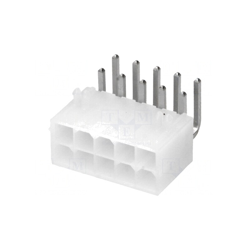 Soclu cablu-placă Mini-Fit Jr 10 pini 4,2mm 13A | Electronic-mag.ro | Componente Electronice