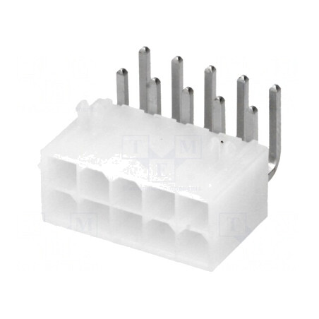 Soclu cablu-placă Mini-Fit Jr 10 pini 4,2mm 13A | Electronic-mag.ro | Componente Electronice