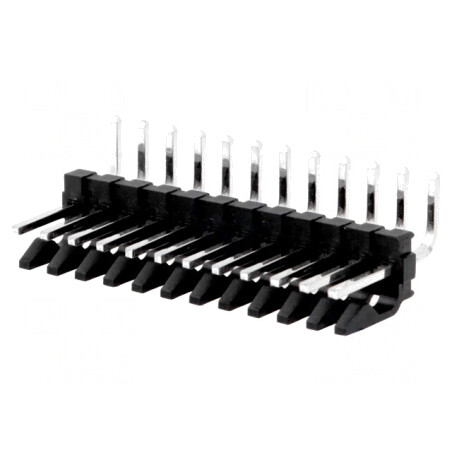 Soclu cablu-placă tată 3,96mm 12 PIN THT 7A cositorit | Electronic-mag.ro | Componente Electronice