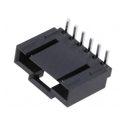 Conector Cablu-Placă 2,54mm 6 Pini THT 90° | Electronic-mag.ro | Componente Electronice