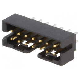Soclu PCB Milli-Grid 2mm 14 pini aurit | Electronic-mag.ro | Componente Electronice