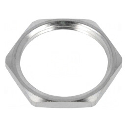 Piuliță PG21 Alamă Nichelată 32mm | Electronic-mag.ro | Componente Electronice