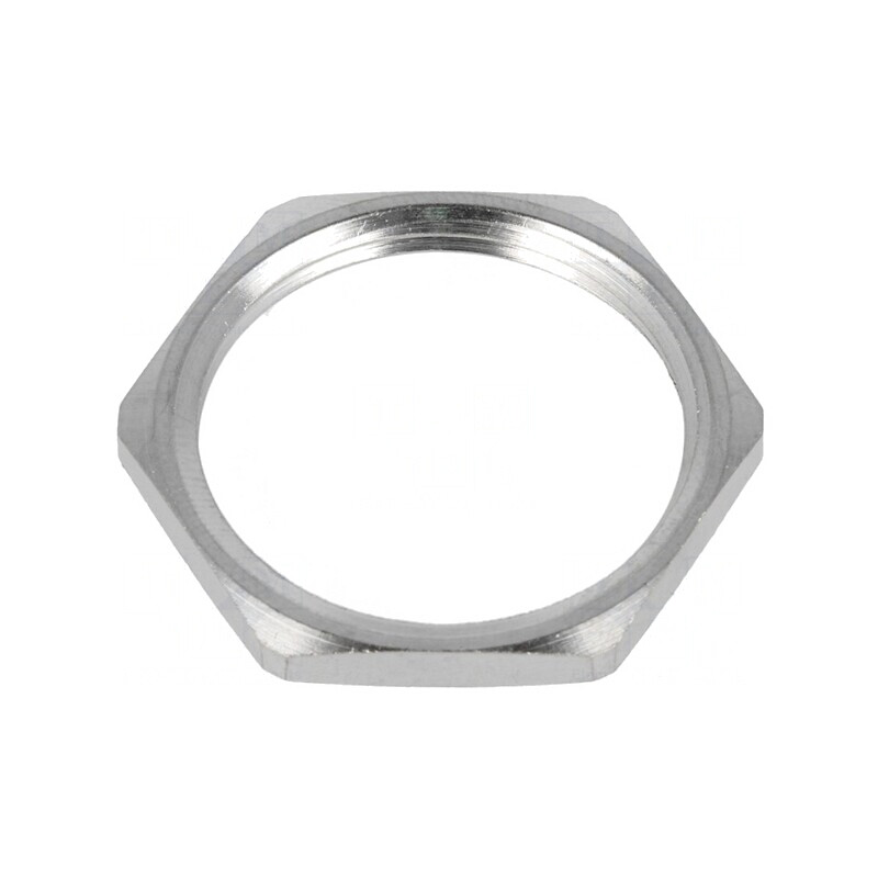 Piuliță PG21 Alamă Nichelată 32mm | Electronic-mag.ro | Componente Electronice