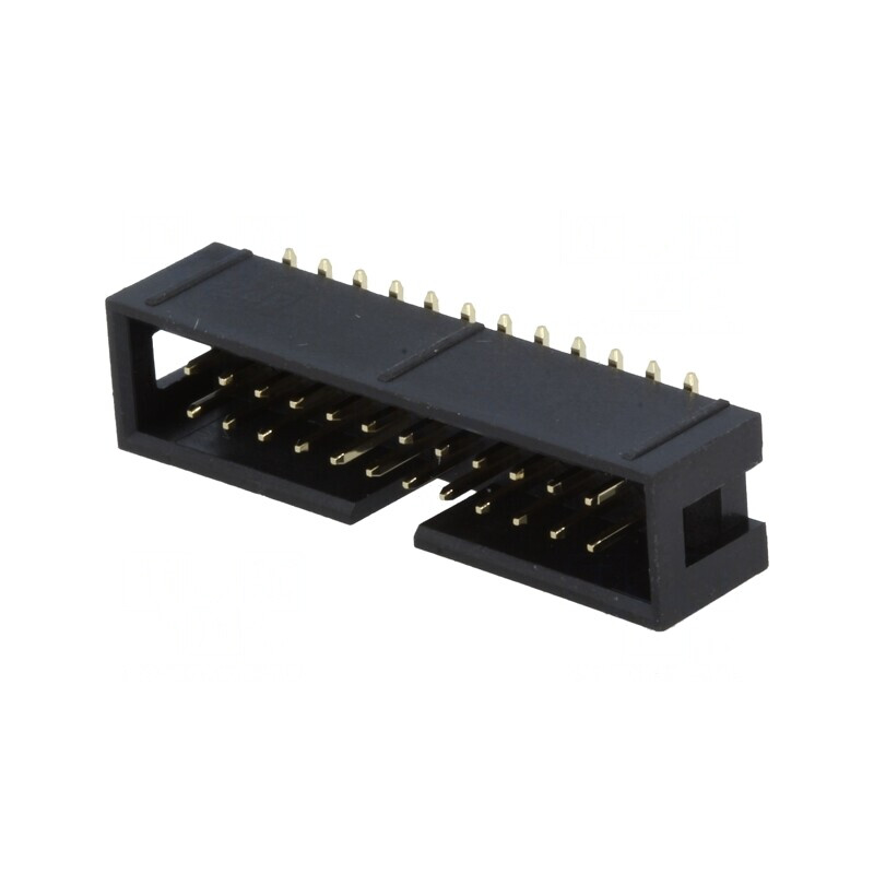 Conector IDC Tată 24P SMT 2,54mm Aurit | Electronic-mag.ro | Componente Electronice