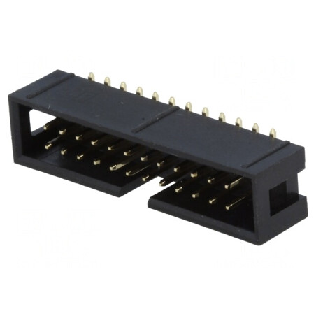 Conector IDC Tată 24P SMT 2,54mm Aurit | Electronic-mag.ro | Componente Electronice