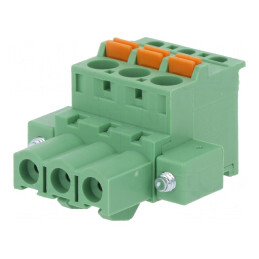 Regletă de Conexiuni Deconectabilă 5,08mm 3 Piste Mufă Mamă | Electronic-mag.ro | Componente Electronice