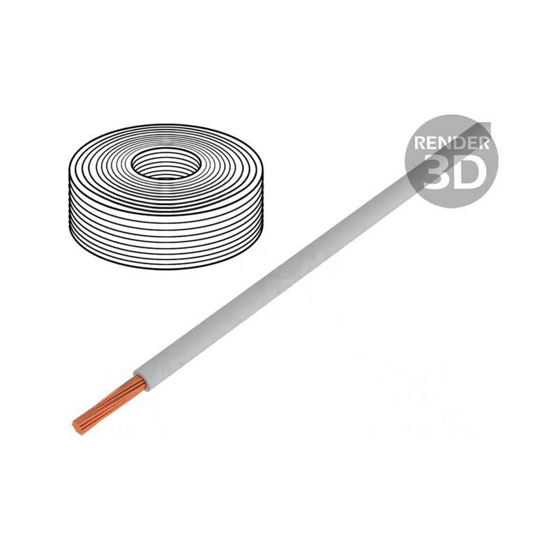 Cablu Electic Litat Cu 2,5mm2 Gri H07Z-K 450V/750V | Electronic-mag.ro | Componente Electronice Cablu Electic Litat Cu 2,5mm2 Gri H07Z-K 450V/750V | Electronic-mag.ro | Componente Electronice