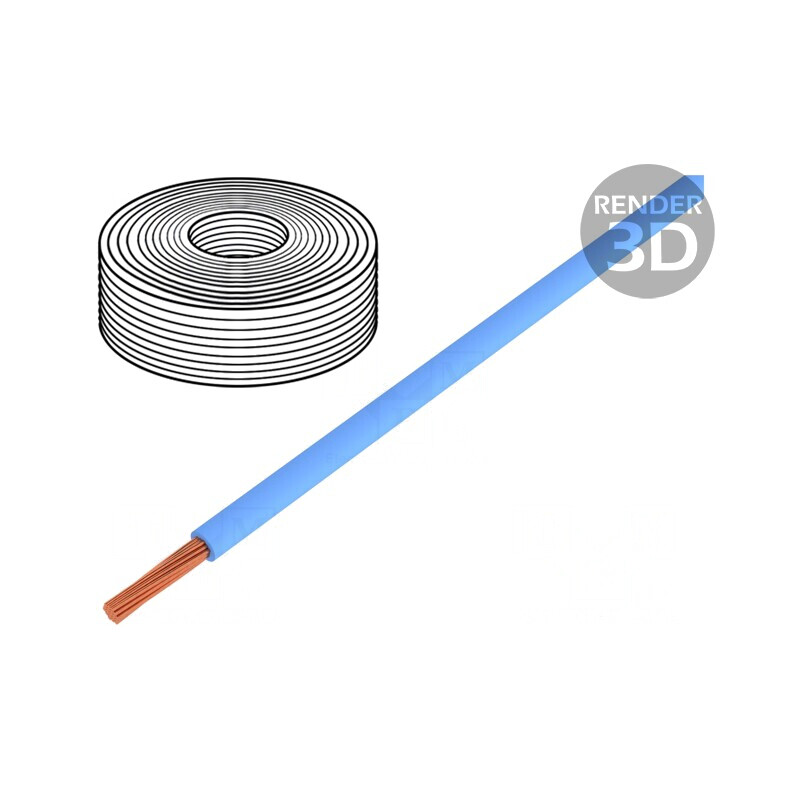 Cablu Electric Litat Albastru 2,5mm2 450V/750V | Electronic-mag.ro | Componente Electronice Cablu Electric Litat Albastru 2,5mm2 450V/750V | Electronic-mag.ro | Componente Electronice