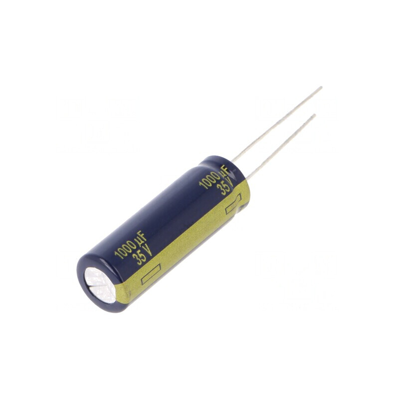 Condensator Electrolitic Low ESR THT 1000uF 35V 10x30mm | Electronic-mag.ro | Componente Electronice