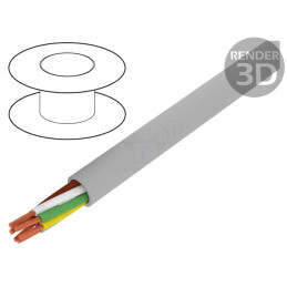 Cablu BiT LiYY 6x0.5mm2 Neecranat Gri 300V | Electronic-mag.ro | Componente Electronice