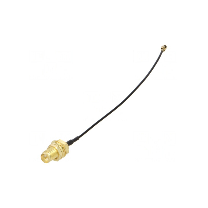 Cablu IPEX RP-SMA Negru 0,1m | Electronic-mag.ro | Componente Electronice Cablu IPEX RP-SMA Negru 0,1m | Electronic-mag.ro | Componente Electronice