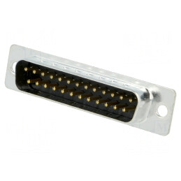 Conector D-Sub 25 PIN Soclu Tată PCB THT 3A 250V | Electronic-mag.ro | Componente Electronice