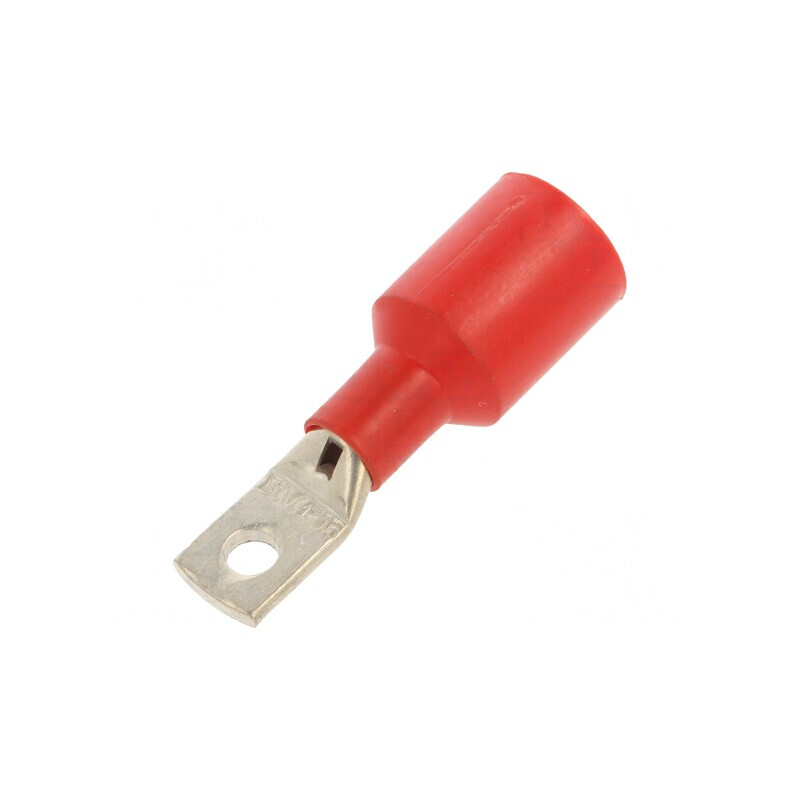 Vârf Inelar Tubular M5 5.3mm 16mm2 Cabluri Roșie | Electronic-mag.ro | Componente Electronice