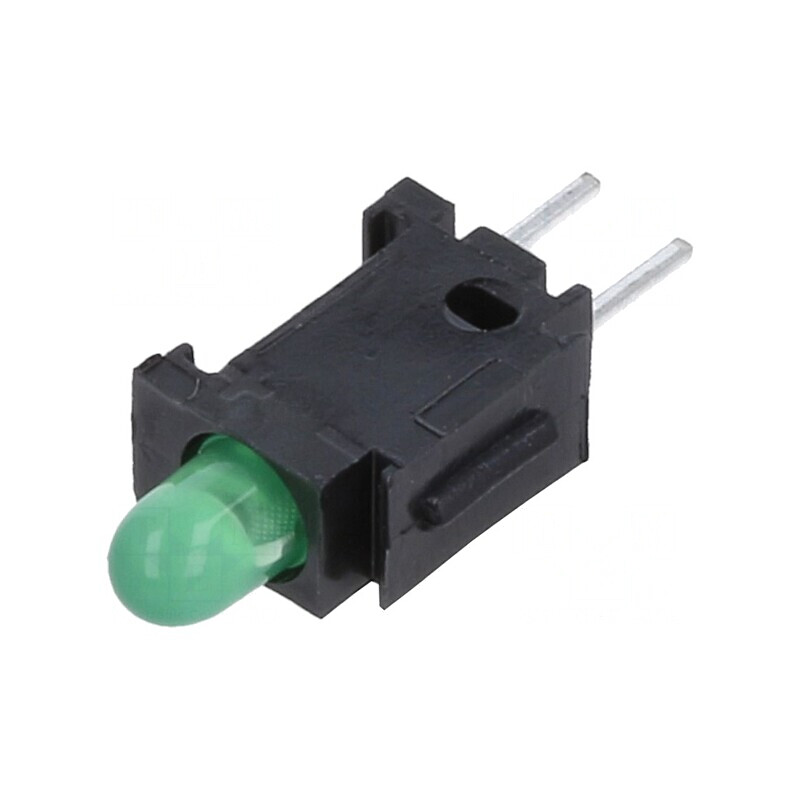 LED Verde 2.8mm 20mA 40° 10-20mcd | Electronic-mag.ro | Componente Electronice