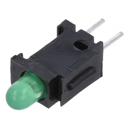 LED Verde 2.8mm 20mA 40° 10-20mcd | Electronic-mag.ro | Componente Electronice