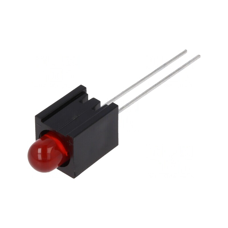 LED Carcasă Roșie 5mm 20mA 60° 30-80mcd | Electronic-mag.ro | Componente Electronice