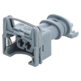 Conector Automotive JPT Mamă 2 PIN Gri pentru Cablu | Electronic-mag.ro | Componente Electronice