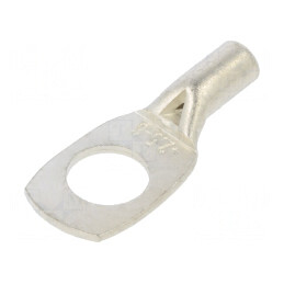 Vârf Inelar Tubular M6 2.5mm2 Crimpat Neizolat | Electronic-mag.ro | Componente Electronice