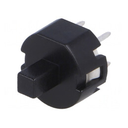 Comutator Tastatură SPST-NO Negru 32VDC THT | Electronic-mag.ro | Componente Electronice