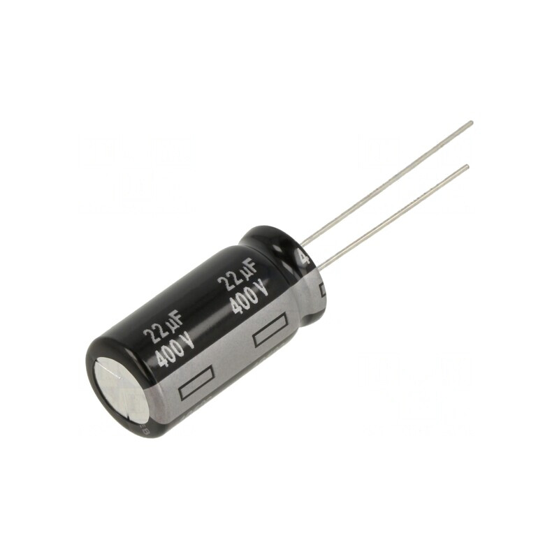 Condensator Electrolitic THT 22uF 400V 12.5x25mm | Electronic-mag.ro | Componente Electronice