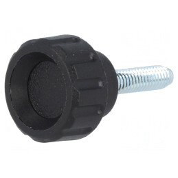 Buton Reglare Poliamidă 16mm M4 | Electronic-mag.ro | Componente Electronice