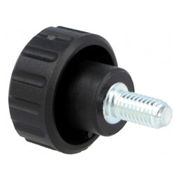 Buton Reglare Poliamidă Ø20mm M5 10mm | Electronic-mag.ro | Componente Electronice