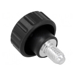 Buton de Reglare Poliamidă M6 20mm | Electronic-mag.ro | Componente Electronice